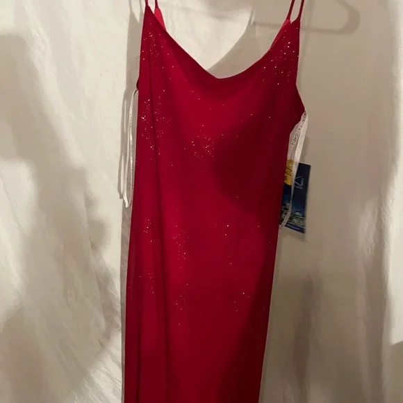strapless open back dress Dark Red Lace Long Sleeve Prom Dress,Off-the-Shoulder Formal Prom Dres   SposaBridal